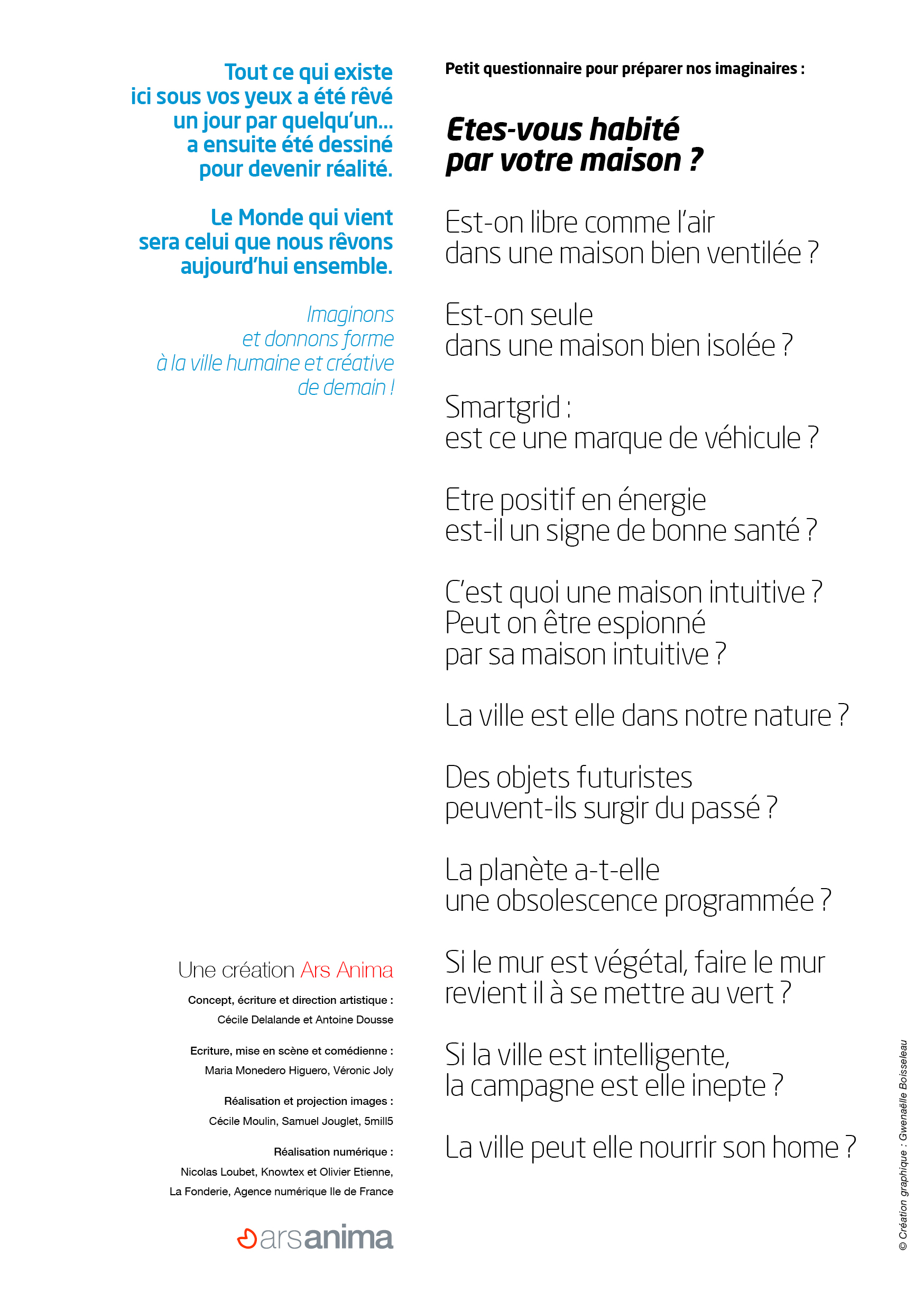 Flyer - Un Monde qui vient - verso