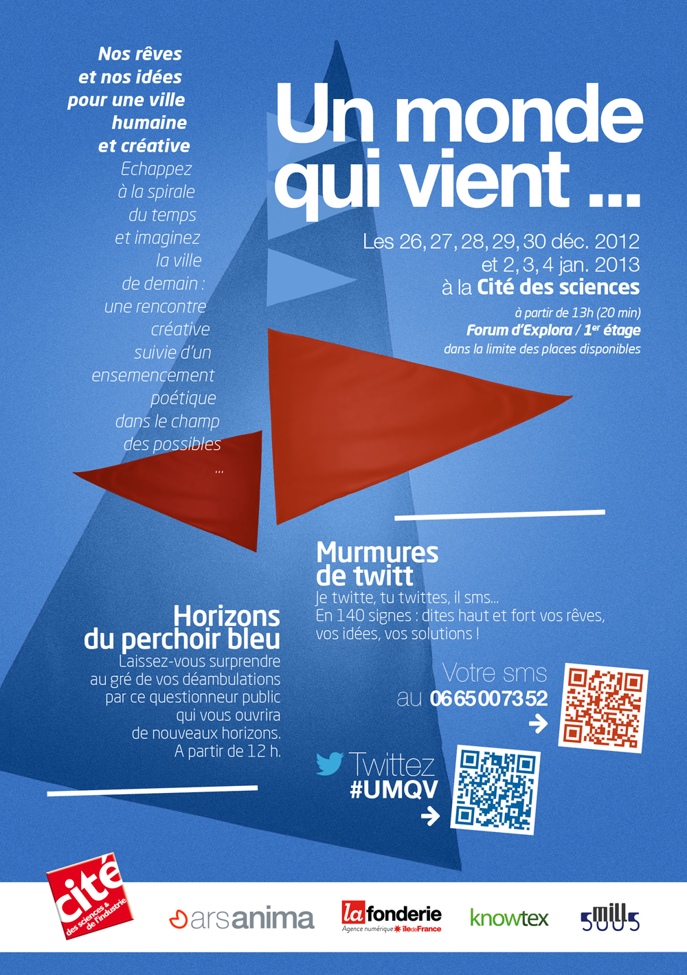 Flyer - Un Monde Qui Vient - Ars Anima - Cité des sciences